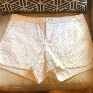 Lily Pulitzer white eyelet shorts